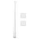 thumbnail image 1 of unbranded 1Jgo Flexible Curtain Rod White Multipurpose Iron No Drilling Wall Damage, 1 of 8