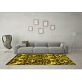 thumbnail image 3 of Ahgly Company Indoor Rectangle Abstract Yellow Modern Area Rugs, 2' x 4', 3 of 4