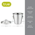 thumbnail image 3 of True Stainless Steel Spittoon with Lid for Wine Whiskey Cocktails, Set of 1, 3 of 7