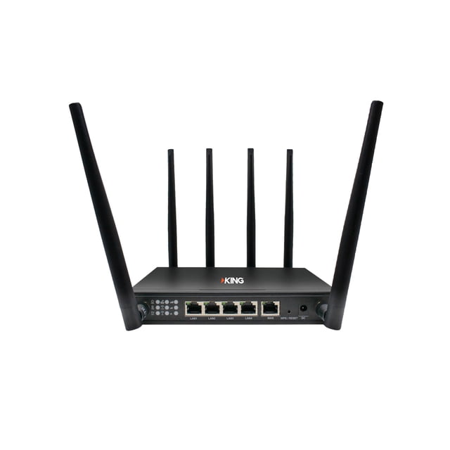 Router KING Passport Doble Banda 300Mbps con 6 Antenas MIMO