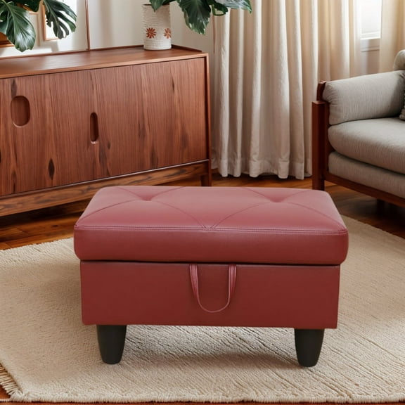 Upholstered Storage Ottoman