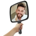 thumbnail image 5 of Lloopyting Mirror Makeup Mirror Single Side Large Hand-Held with Handle for Hairdressing And Beauty Bathroom Mirror Home Decor Black, 5 of 9