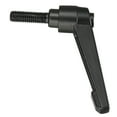 thumbnail image 2 of Uxcell M8 x 25mm Adjustable Clamping Lever Handle with Stud Black 2 Pack, 2 of 5