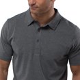 thumbnail image 1 of Cariloha Camiseta (XL) Polo Bamboo Performance Jersey - Carbon Heather 1 Pc Cariloha Cariloha Camiseta (XL) 1 Pc, 1 of 1