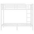 thumbnail image 5 of Generic Full over Full Metal Bunk Bed for Teens & Adults - Space-Saving Design, Noise Reduced, No Box Spring Needed, Heavy-Duty Steel Frame,White, 5 of 9