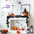 thumbnail image 3 of PENGXIANG Halloween Garland with 20 Led Lights  5.5ft Black Fall Maple Leaf String Lights for Fall Decorations Wedding Party, 3 of 8
