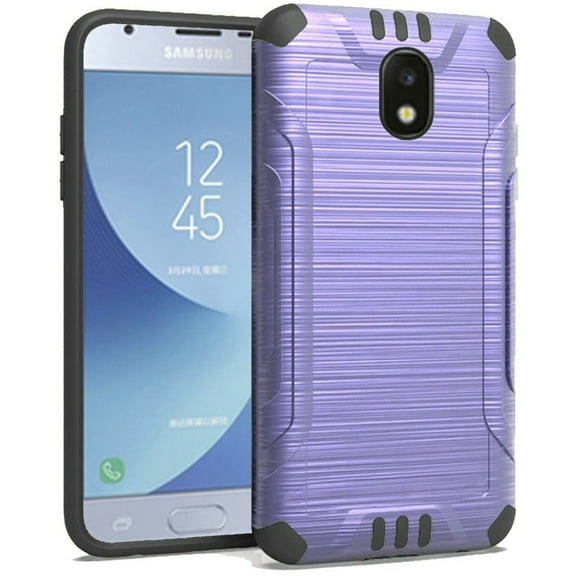 GSA Brushed Hybrid Case For Samsung Galaxy J3 (2018), J337, Purple