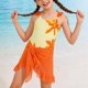 thumbnail image 1 of Trajes de baño para mujer, trajes de baño para niñas y niñas, sin mangas, con cuello redondo y estampado, traje de baño de verano con protección solar, traje de baño de poliéster para niñas., 1 of 9
