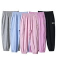 thumbnail image 4 of WOLLED Little Girls Casual Long Trousers Kids Cotton Jogging Sweat Pants for 2-12T Toddler Summer Anti-mosquito Lantern pants, 4 of 8
