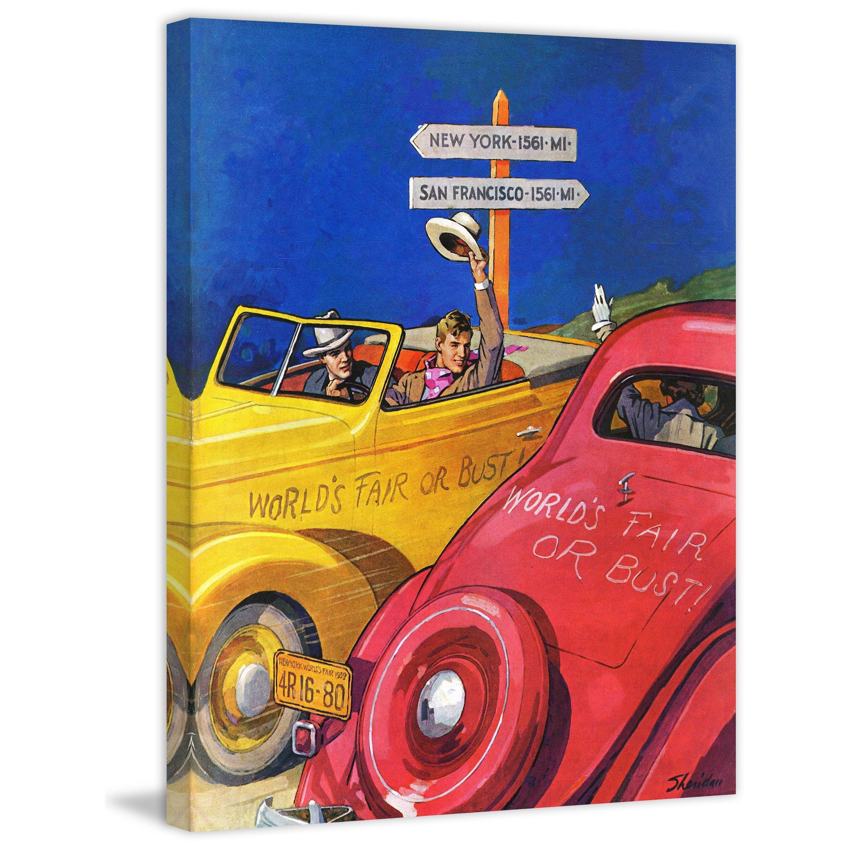 Marmont Hill "World's Fair or Bust" by John E. Sheridan Painting Print on Canvas