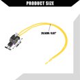 thumbnail image 5 of Unique Bargains 2 Pcs Car Side Marker Pigtail Connector Harness for Chrysler 300 2015-2022 Plastic Black Yellow, 5 of 6