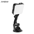 thumbnail image 1 of Andoer W64 Video Conference Lighting Kit with 6W Mini Bi-color Vlog LED Light 2500K-6500K Dimmable Rechargeable 3 Cold Shoes + Suction Cup Mount for Laptop Live Streaming Online Meeting, 1 of 7