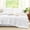 White-Full, variant on Full White Pinch Pleat Bed-in-a-Bag Set