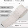 thumbnail image 5 of Soimoi Solid Jelly Roll Fabrics for Quilting 40 Strip 2.5" Cotton Strips Bundles, Perfect Quilting for Craft Project, Precut Quilt Fabirc, Cotton Strips for Home Decor, Rugs - Classic White, 5 of 7