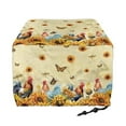 thumbnail image 2 of TSOVTHRID Rooster Chicken Sunflower Butterfly Dragonfly Print Toaster Cover for 2 Slice Anti-scratch Kitchen Bakeware Protector Heat-Resistant Dust Covers, 2 of 8