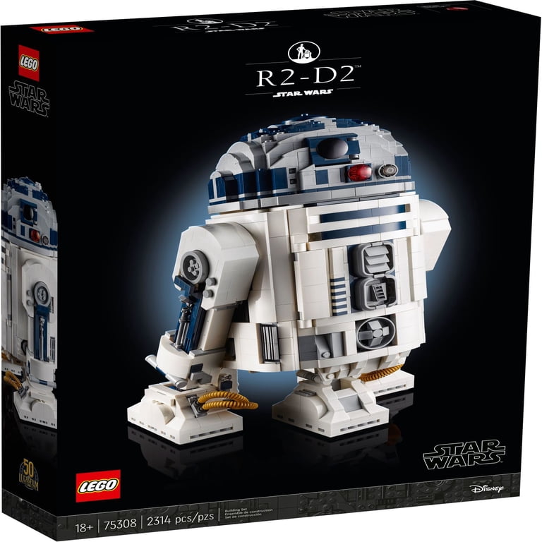 LEGO Star Wars R2-D2 75308, Adult Droid Building Set, Display 