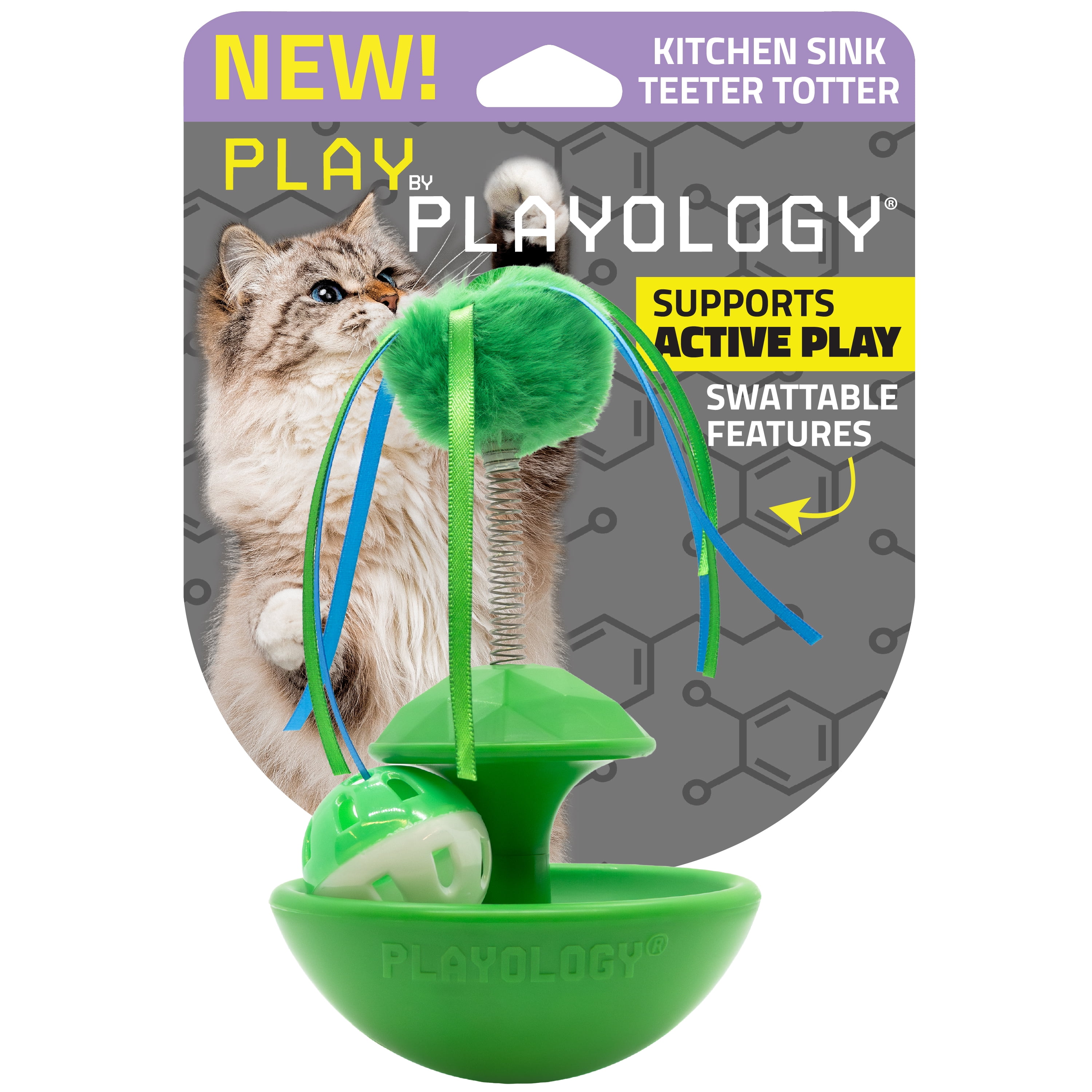 silver CAT出品2本セット Hartz, Cattraction Bell Mouse, Silver Vine & Catnip, 2 Count