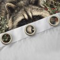 thumbnail image 4 of Homewish Animal Raccoon Black Out Curtains for Teens Boys Girls,Red Sparrow Curtains Pack of 2 (42x63 Each),Merry Christmas Bedroom Curtains,Luxury Bedroom Decor, 4 of 6