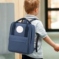 thumbnail image 4 of Neoyler Lightweight Canvas Backpack with Multiple Pockets for Easy Organization Suit for Traveling Elementary School and Everyday Use Adjustable Straps for Relaxed, 4 of 5