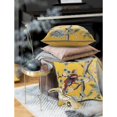 thumbnail image 6 of Ox Bay Dayana Yellow Bird Embroidered Cotton Adult Decorative Throw Pillow Cover, 6 of 11