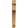 thumbnail image 2 of Ekena Millwork 6"W x 42"D x 48"H Westlake Block Rough Sawn Bracket, Western Red Cedar, 2 of 25