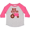 thumbnail image 3 of Inktastic Pink Tractor Big Sister Girls Toddler T-Shirt, 3 of 5