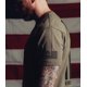 thumbnail image 3 of Camiseta Gymreapers Valor de secado rápido color verde militar, 3 of 6