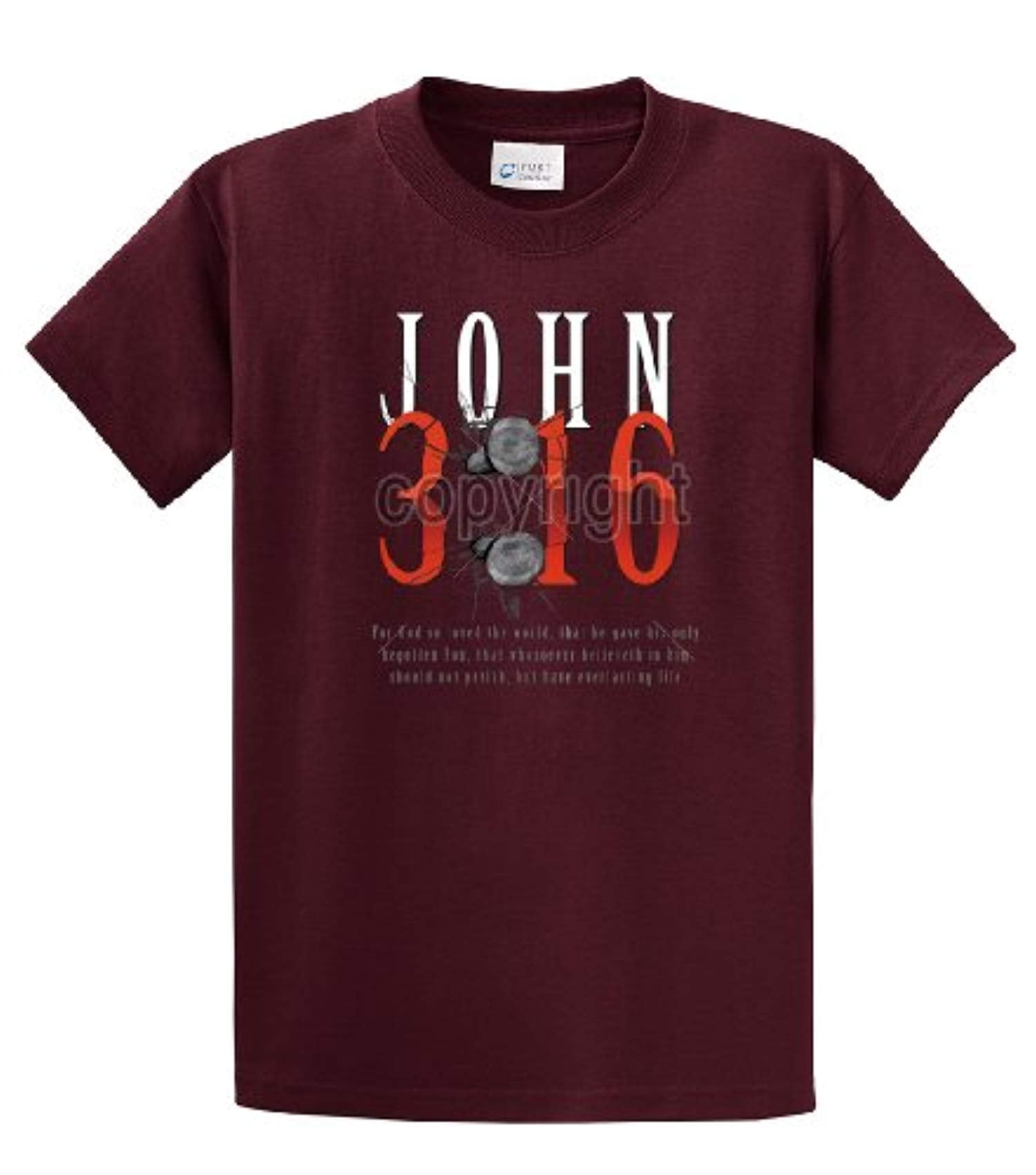 Christian John 3:16 with Nails For God So Loved the World Jesus Men's Short - Bild 35 von 71