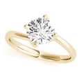 thumbnail image 3 of 2.00 Ct Wonderful Round Natural Moissanite Wedding Rings for Women Solid 18K Yellow Gold, 3 of 6