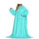 thumbnail image 1 of Manta usable de franela superlarga con mangas para hombre y mujer, de gran tamaño Sudadera con capucha, Jersey sólido, mantas gigantes para TV, Invierno, 1 of 4