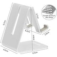 thumbnail image 4 of Cell Phone Stand Desk [2021 Updated Version] Phone Dock: Cradle, Holder, Stand for Office Compatible with All Mobile Phones,iPhone,Switch,iPad,Tablet(4-10in) Green, 4 of 7