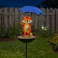 thumbnail image 6 of Solar Powered Garden Light with Bird Feeder - 2-in-1 Outdoor Decorative Lighting for Courtyards and Patios - Automatic Night Illumination with Daytime Charging, 6 of 6