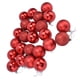 thumbnail image 3 of Bola de árbol de Navidad ANGGREK 24 piezas Material plástico Adorno Decoración brillante 6 cm, 3 of 8