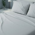 thumbnail image 3 of Dawn 3-Piece Sustainability Sheet Set, Lunar Gray, Twin XL Size, Soft 90 GSM Microfiber, 60% Recycled, 3 of 7