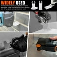 thumbnail image 6 of TMWEFUSC 12Pcs Diamond Oscillating Multi Tool Grout Removal Blades Tile Grout Remover Blades Kit with 2 Adapters Multifunctional Grout Remover Blades Kit for Oscillating Tool, 6 of 13