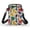 Colorful Irregular Dots Print, variant on POLERO America 250 Anniversary Eagle Zipper Mini Crossbody Messenger Bag for Running Travel, with Crossbody Strap 2 Zippers Cell Phone Purse