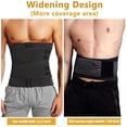 thumbnail image 3 of KIWI RATA Neoprene Sauna Workout Waist Trainer for Men Sweat Trimmer Belt with Double Tummy Control Straps, 3 of 6