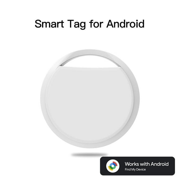 Dual System Tracker for iOS and Android Bluetooth Tracker Smart Tags Compatible with Apple Find My (iOS) & Google's Find Hub(Android) for Keys, Luggage, Wallet, Vehicles