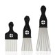 thumbnail image 1 of 3 Pcs Afro Comb Set for Curly Hair, Wide Tooth Detangling Styling Combs for Thick Frizzy Textured Hair, 1 of 4