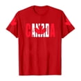 thumbnail image 4 of Cnbwig T Shirts for Women Graphic Tees for Summer Casual Wear Short Sleeve Loose Round Neck Tops with Patriotic Celebration Print, 4 of 5