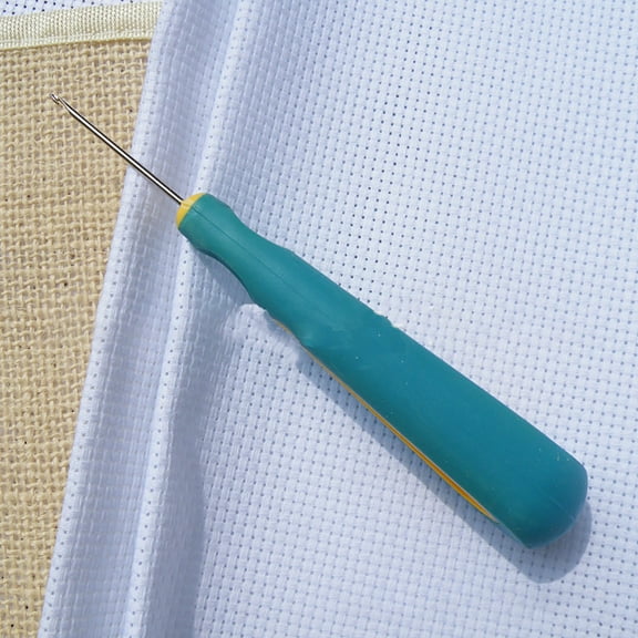 Steel Stitcher Sewing Awl, Shoes Repair Sewing Crochet Hook Needle Tool, Hook Head for Leather and Fabric