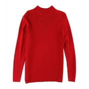 Karen Scott Womens Plus Size Cotton Roll Neck Sweater Red Size 1x