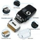 thumbnail image 4 of Maquinilla de afeitar eléctrica DSP® para hombre, afeitadora de barba 2 en 1, doble cabezal de láminas, recargable, recortadora de precisión, 3 velocidades y pantalla digital LED (negra)., 4 of 5