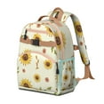 thumbnail image 3 of Butterfly Floral Toddler Backpack Spacious Adjustable Shoulder Straps Chest Buckle Water-resistant Lightweight School Backpack, 3 of 4