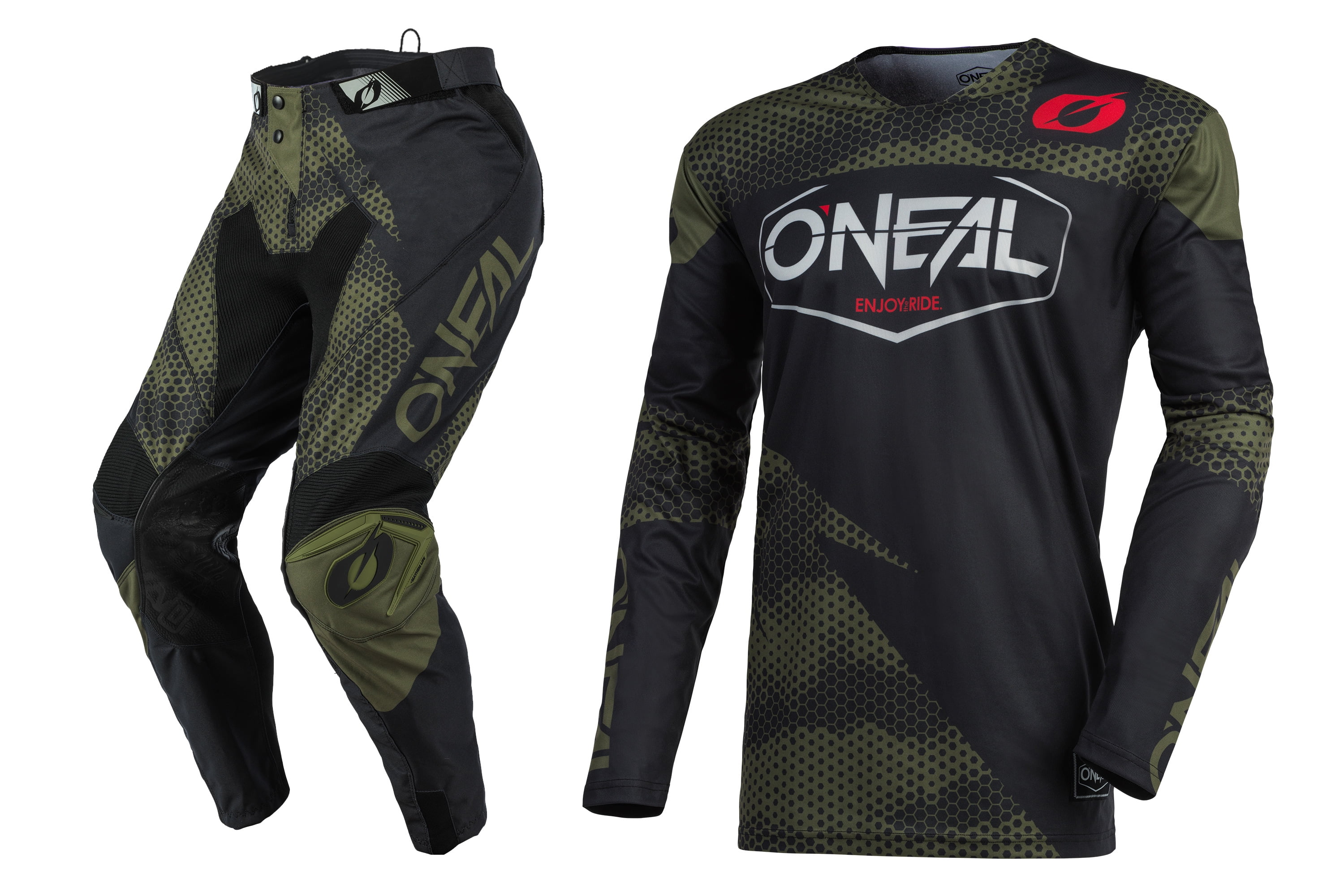 Oneal Motocross Jersey Matrix Black/Grey MX Dirt Bike Off-Road Top Adult