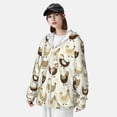 thumbnail image 4 of Picia Funny Chicken Women's Men's UPF 50+ Sun Protection Hoodie Shirt Long Sleeve SPF Fishing Outdoor UV Hiking Lightweight Shirts-3X-Large, 4 of 9