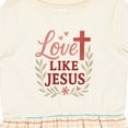 thumbnail image 4 of Inktastic Love Like Jesus Inspirational Christian Girls Toddler Dress, 4 of 5