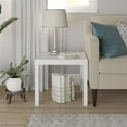 thumbnail image 3 of (2 pack) Mainstays Parsons End Table, White, 3 of 9