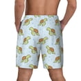 thumbnail image 4 of Goofa Cartoon Sea Turtle Printed Men's Swim Trunks Board Shorts Quick Dry Mens Swimming Trunks with Compression Liner,Breathable Fit Hawaii Beach Shorts-X-Large, 4 of 9