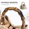 thumbnail image 3 of Minkissy 1Set Small Bucket Purse Women Fashionable Khaki Flax Storage for Date, 3 of 3